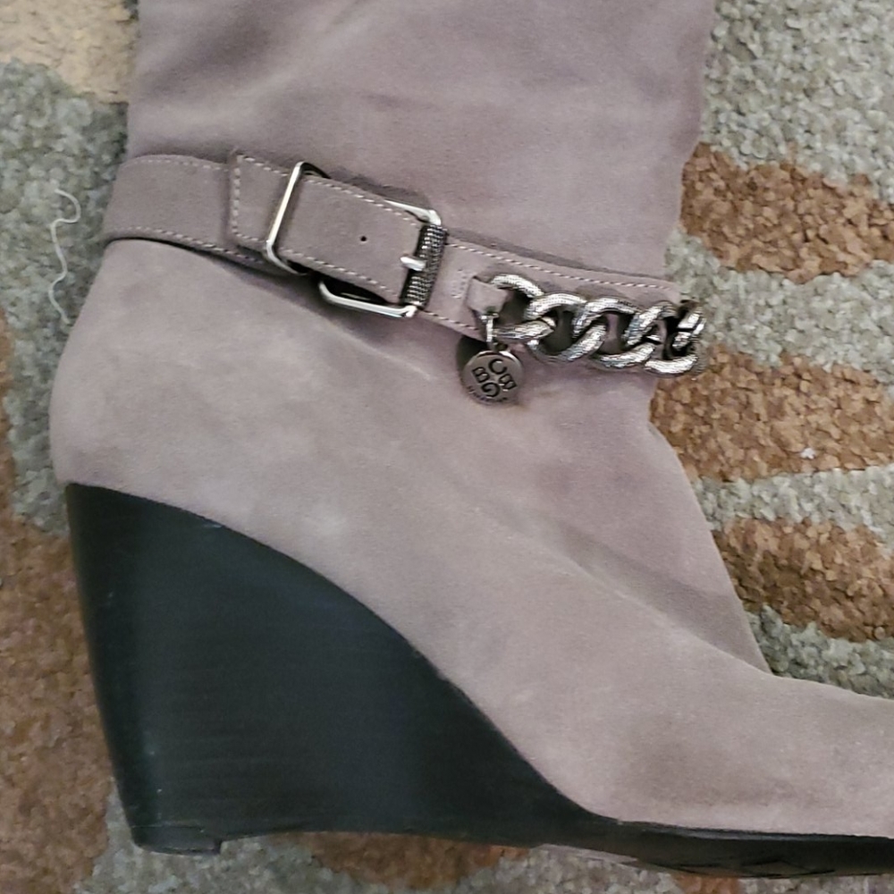 BCBG Suede Knee High Boots